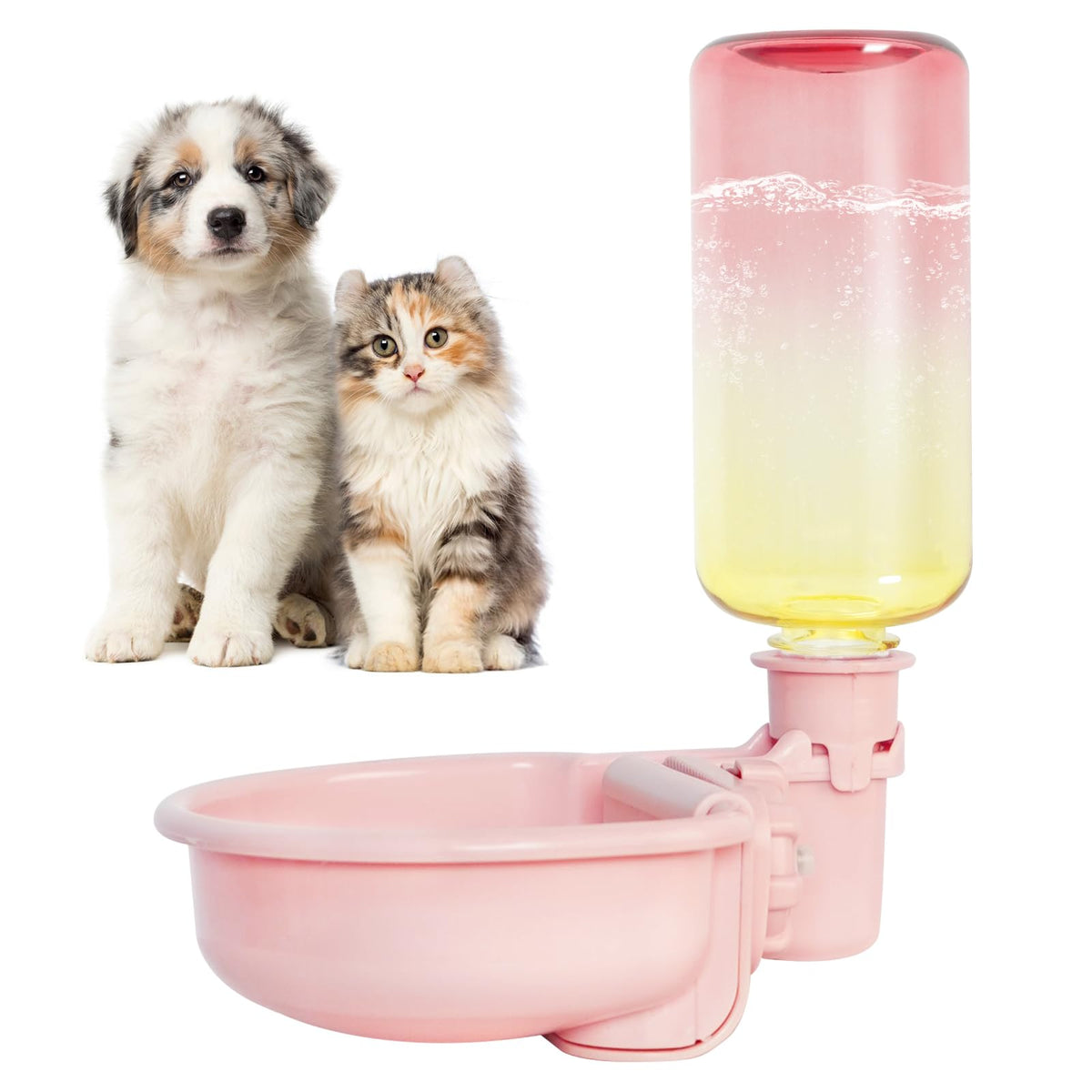 Bouteille Vannon 480ml gravité pour petits animaux, remplissage simplifié.
