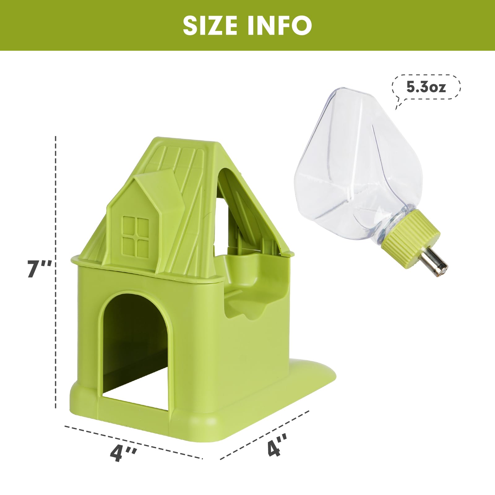 Ensemble 4 en 1 Vannon pour petits animaux, tout-en-un pratique.