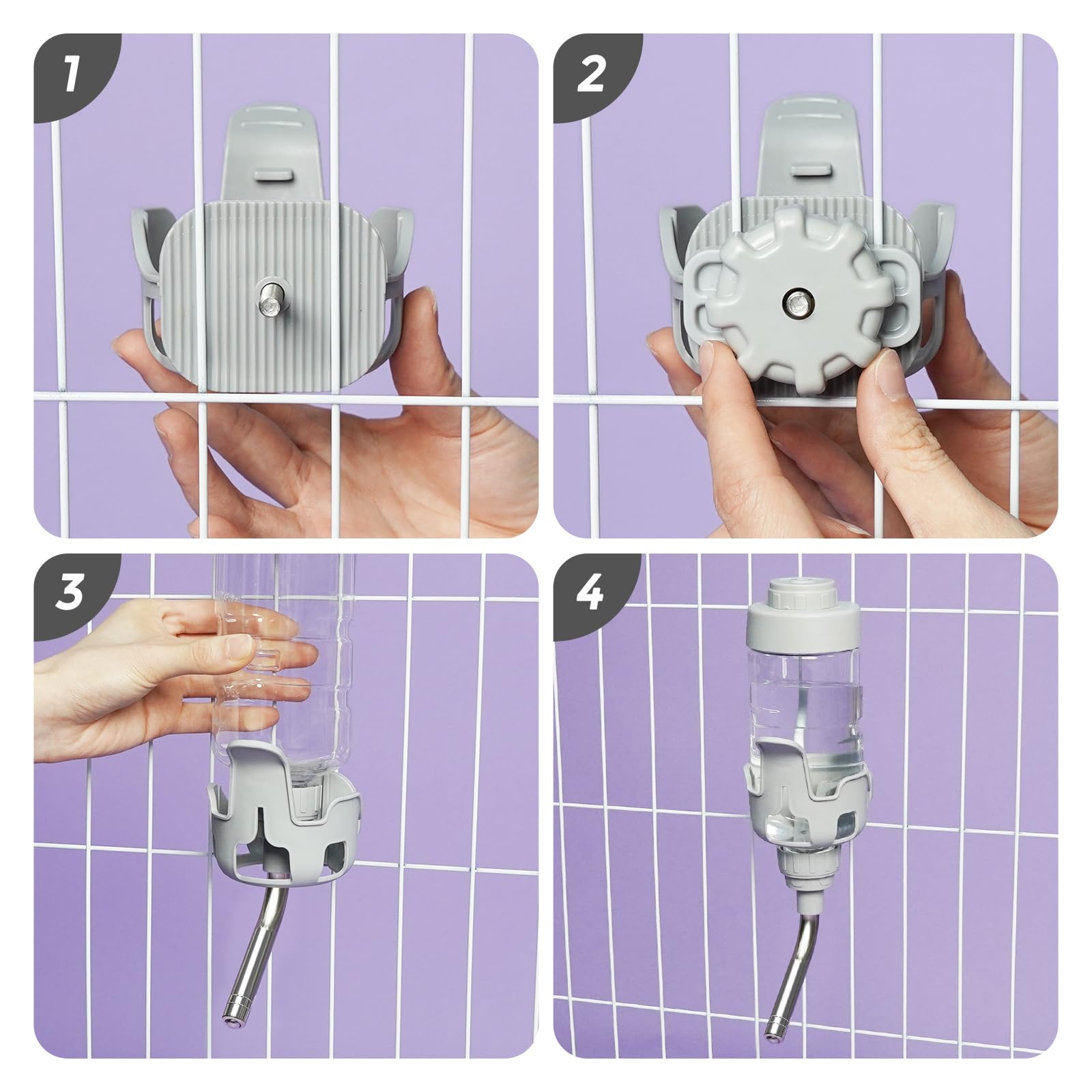 Système de verrouillage double du distributeur Vannon assurant une fixation stable.