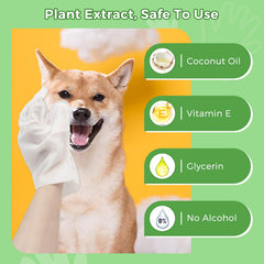 Gants lavage Vannon utilisés sur chiens et chats, zones faciles.