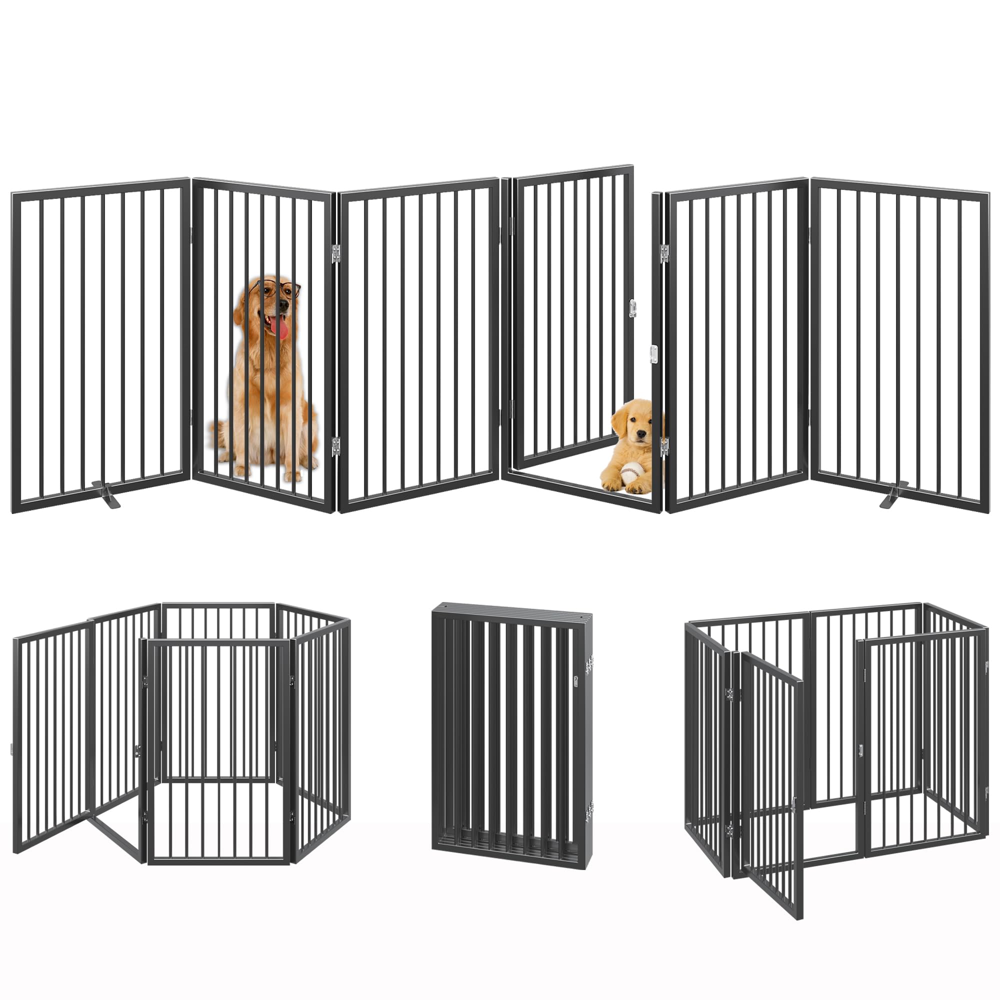 Barrière Vantas pliable au design accordion pour rangement facilité
