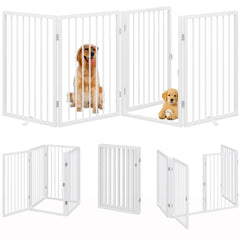 Barrière Vantas avec porte verrouillable pour passage facilité.