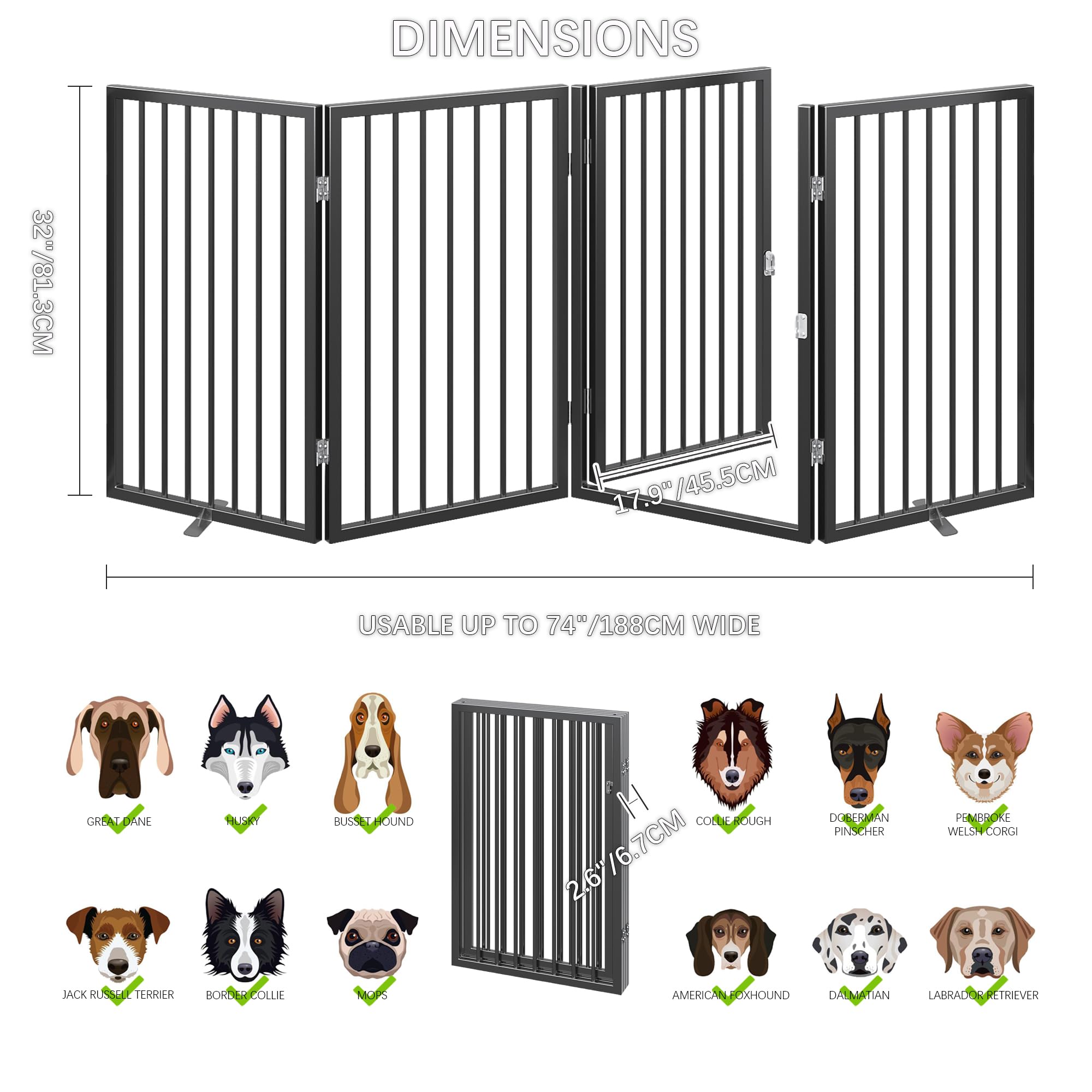 Usage intérieur et extérieur, hauteur 32 pouces Vantas