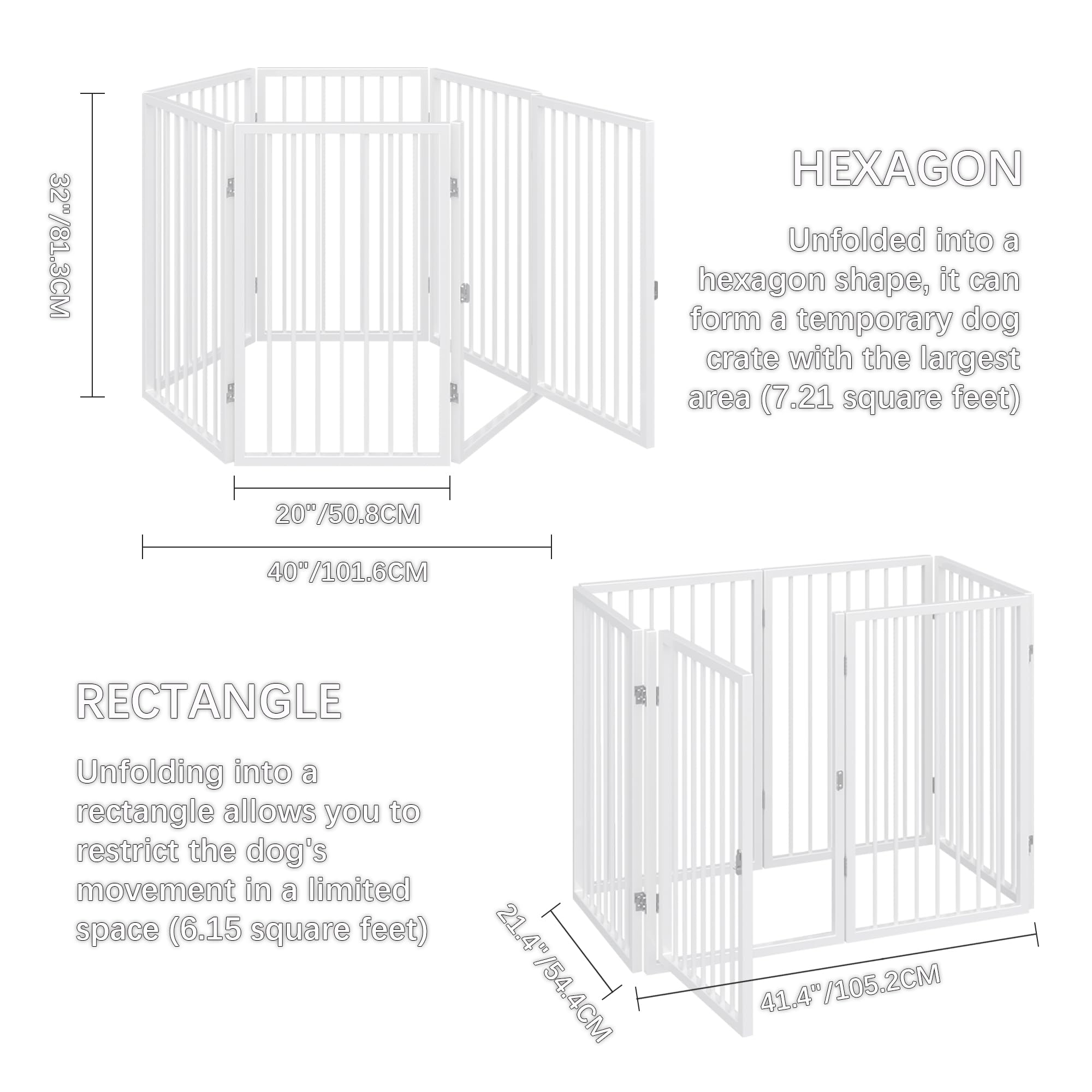 Barrière Vantas utilisée en intérieur et extérieur, avec deux supports pour stabilité.
