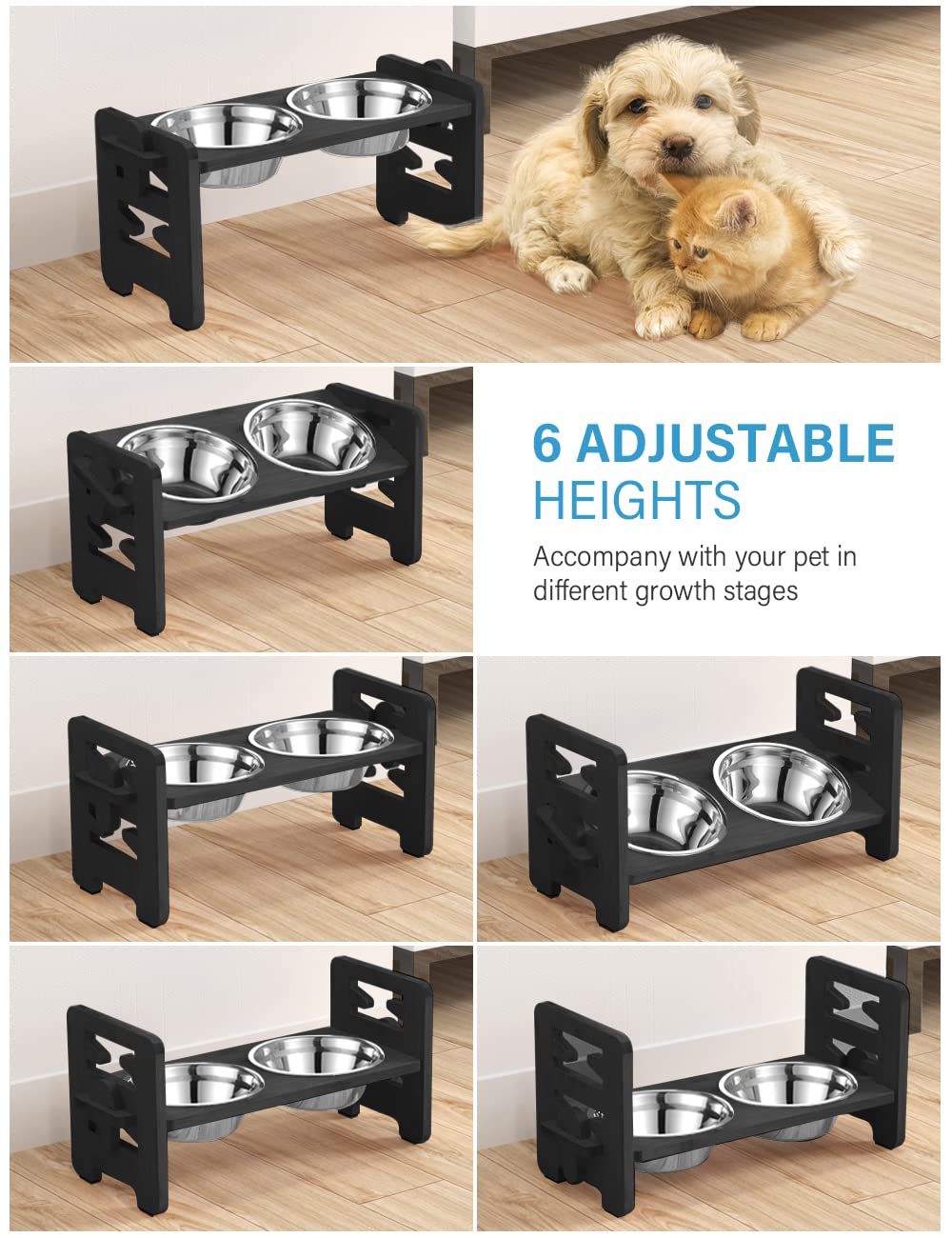 Plateau incline 15° Vantic pour une posture confortable pendant le repas.