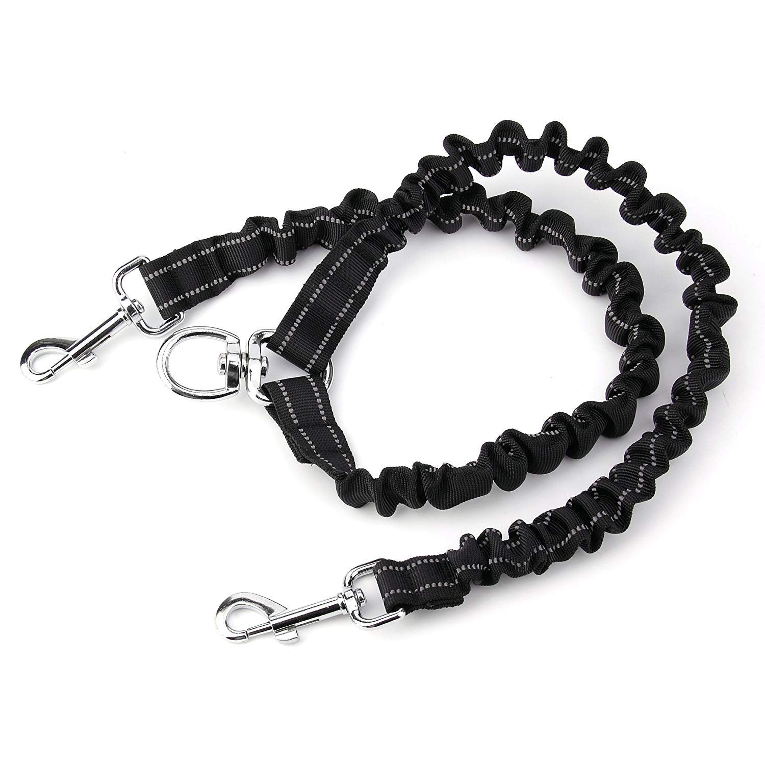 Laisse VANVENE utilisable avec ceinture de sécurité voiture pour trajets sûrs.