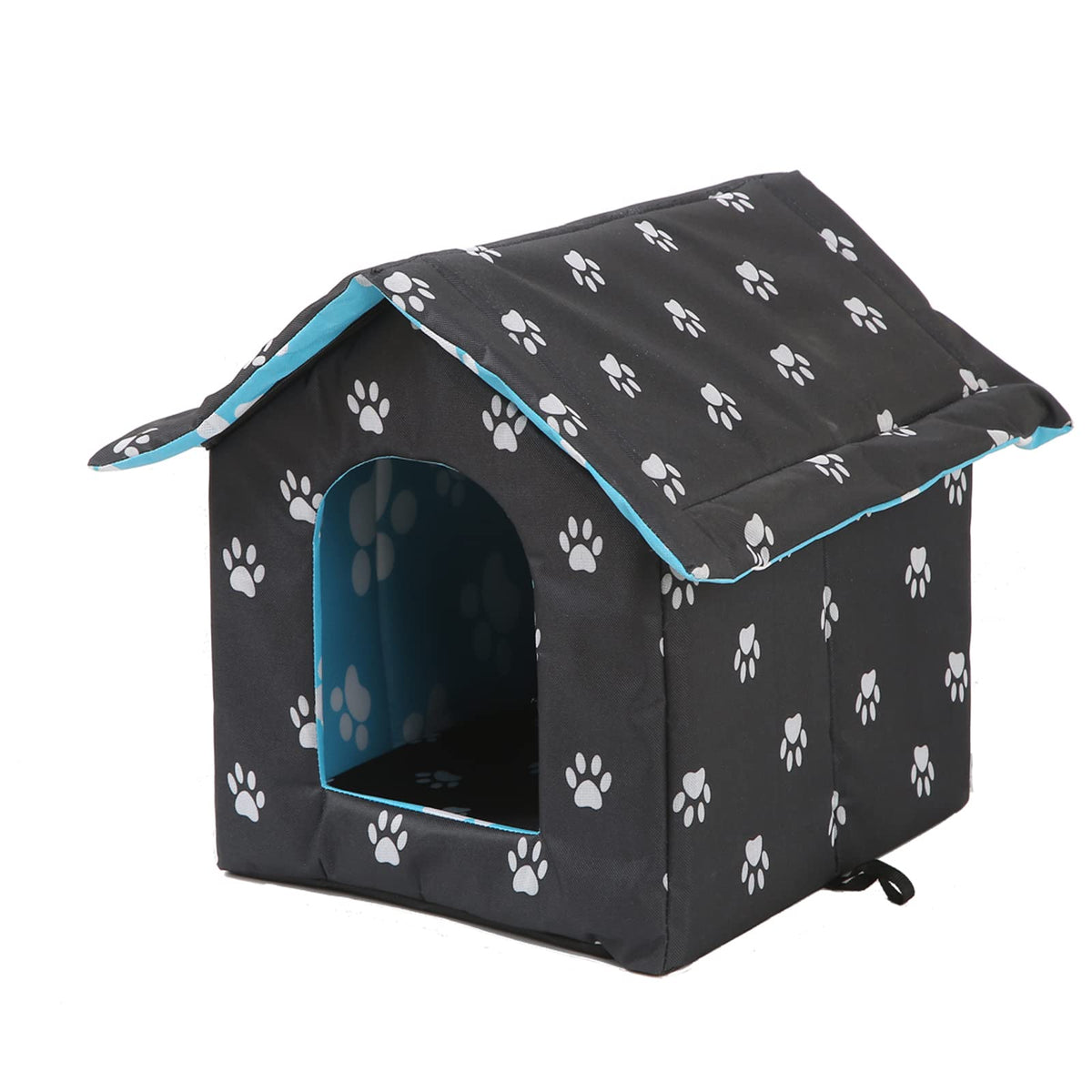 VARMTOR: maison-chat extérieure imperméable offrant chaleur et protection.