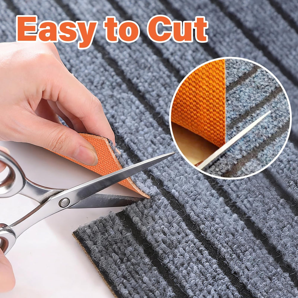 Tapis varrisin personnalisable, coupe facile pour s'adapter à l'intérieur.