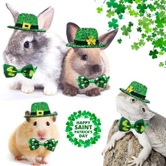 Vaudarkit haut-de-forme Saint-Patrick hamster: look festif et sûr pour les fêtes.