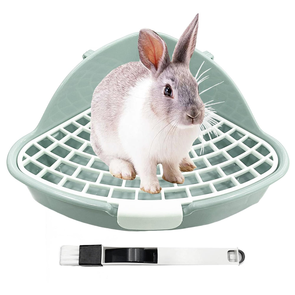 Bac litière Vayinana lapin coin: propreté simplifiée du coin cage