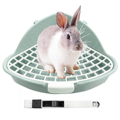Bac litière Vayinana lapin coin: propreté simplifiée du coin cage