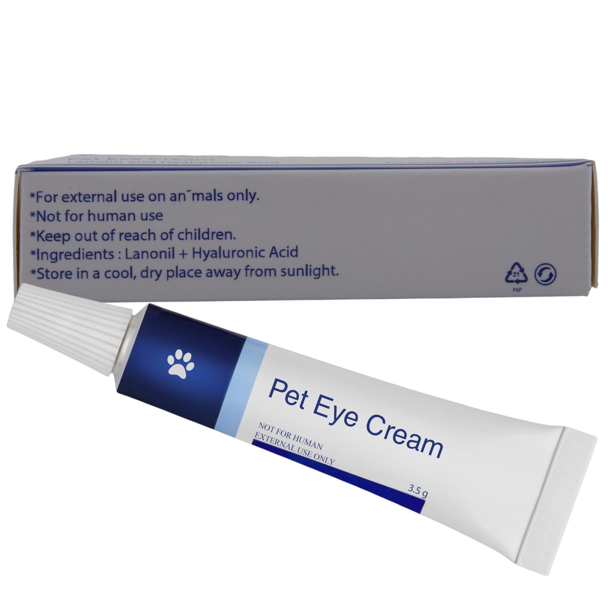 Pour chevaux, bovins, volailles et autres animaux avec Vazuli Crème Yeux