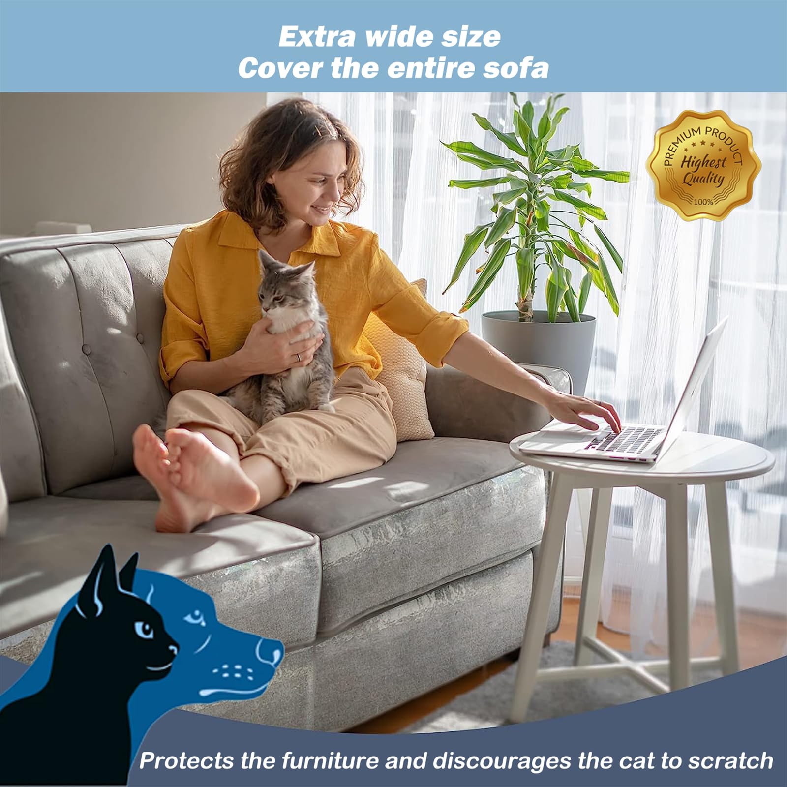 VCANIVR protection adhésive durable pour diverses surfaces sans effort.