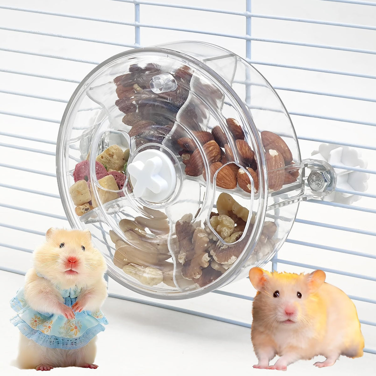 Jouet VCEPJH pour rat, face avant, stimulant l'exploration et l'activité.