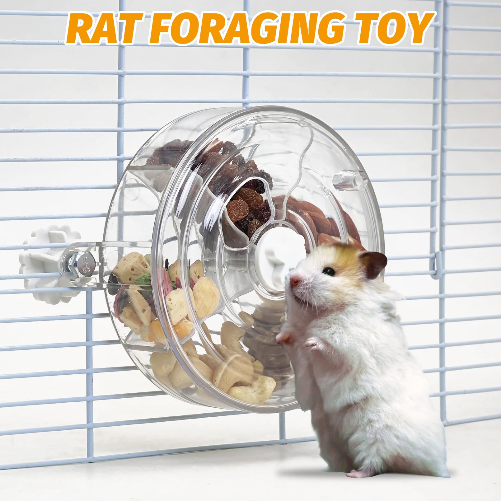 Jouet VCEPJH pour rat, tiroirs alimentaires, favorisent le foraging varié.