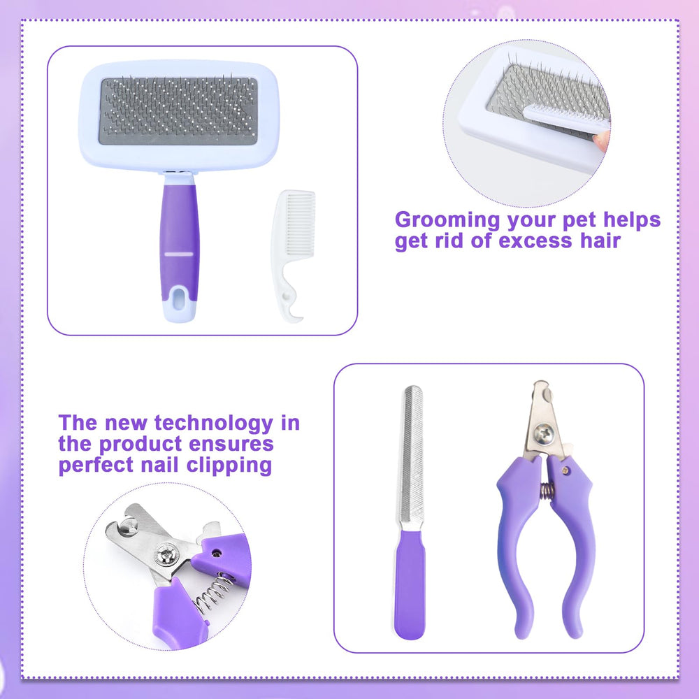 VCZONE brosse démêlante-poil, démêle facilement et réduit les nœuds.