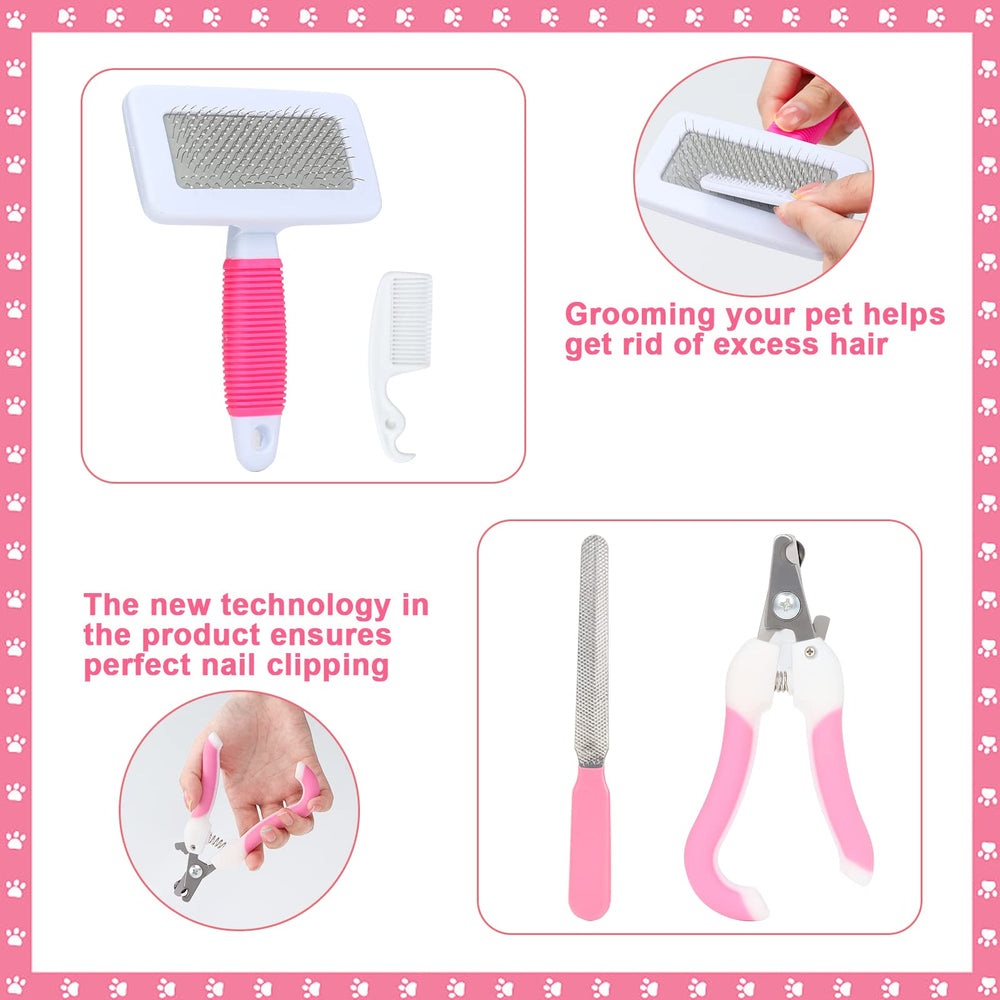 VCZONE brosse slicker pelage – retire les nœuds