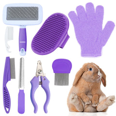 VCZONE kit de toilettage pour petits animaux, ensemble complet pour l'entretien.