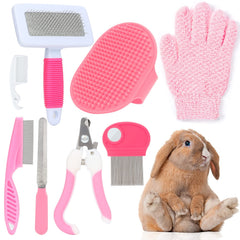 VCZONE kit toilette petits animaux rose – pratique pour le pelage