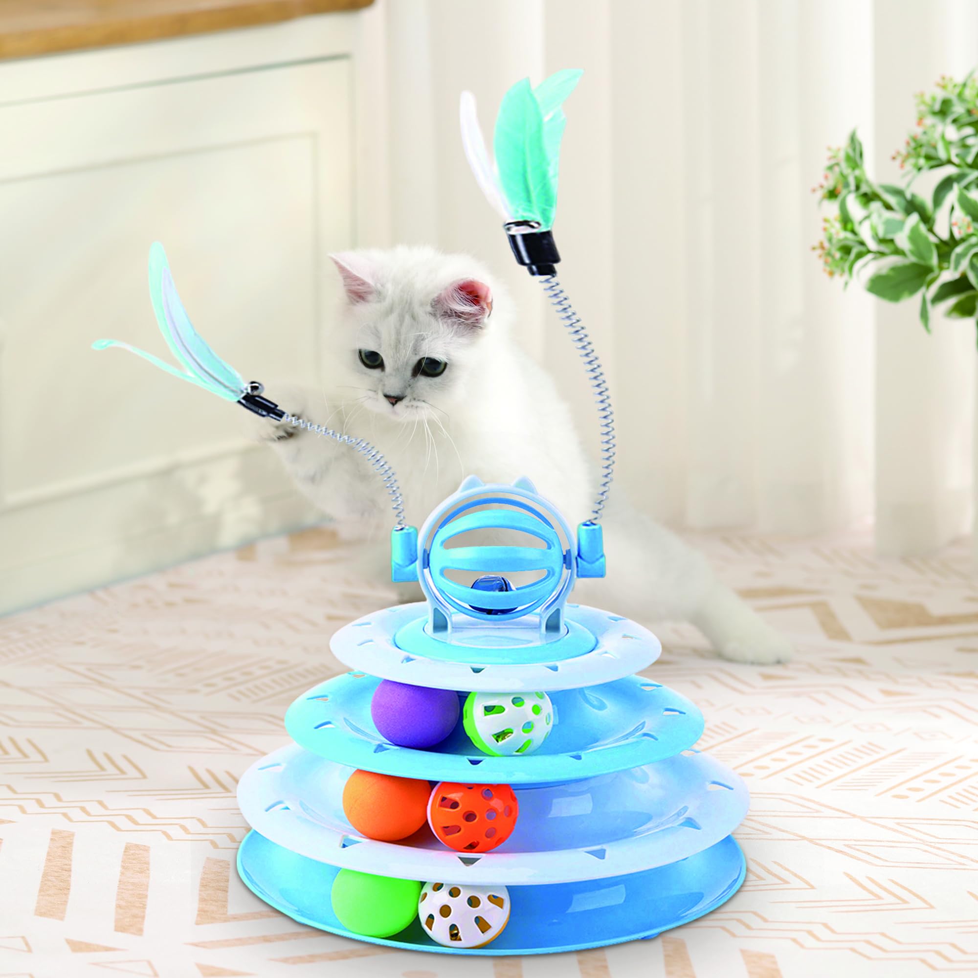 Vealind jouet-chat-activité-interactive offre jeu mental et physique