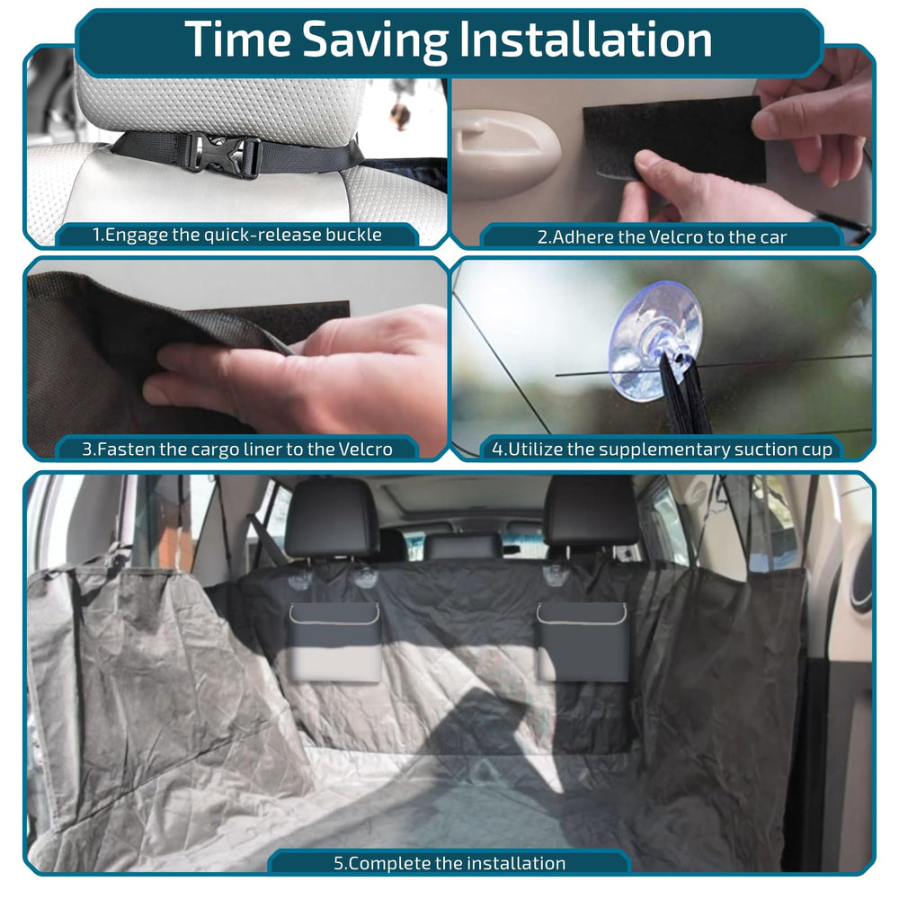 Attaches rapides Veckle pour installation rapide et stabilisation.