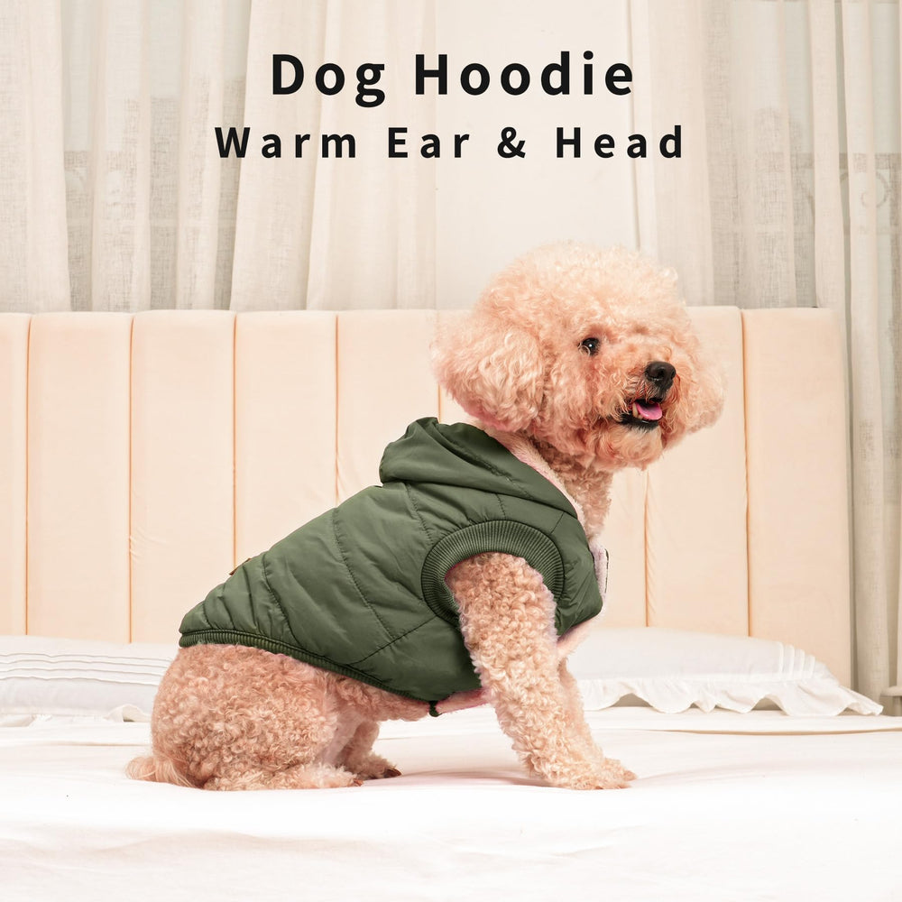 Vecomfy doudoune chien usage extérieur neige, chaleur pratique.