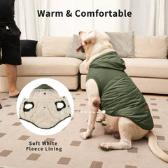Vecomfy doudoune chien manches elastiques, ajustement sûr.