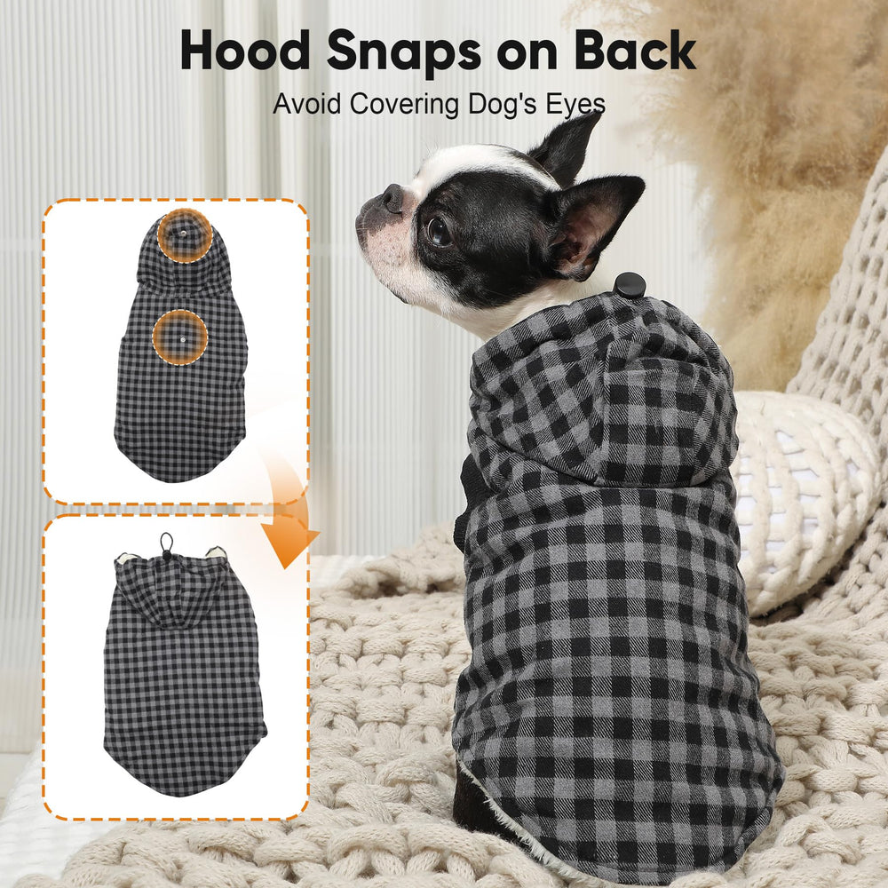 Vecomfy manteau grand format ajustement poitrine adapté aux grands chiens.