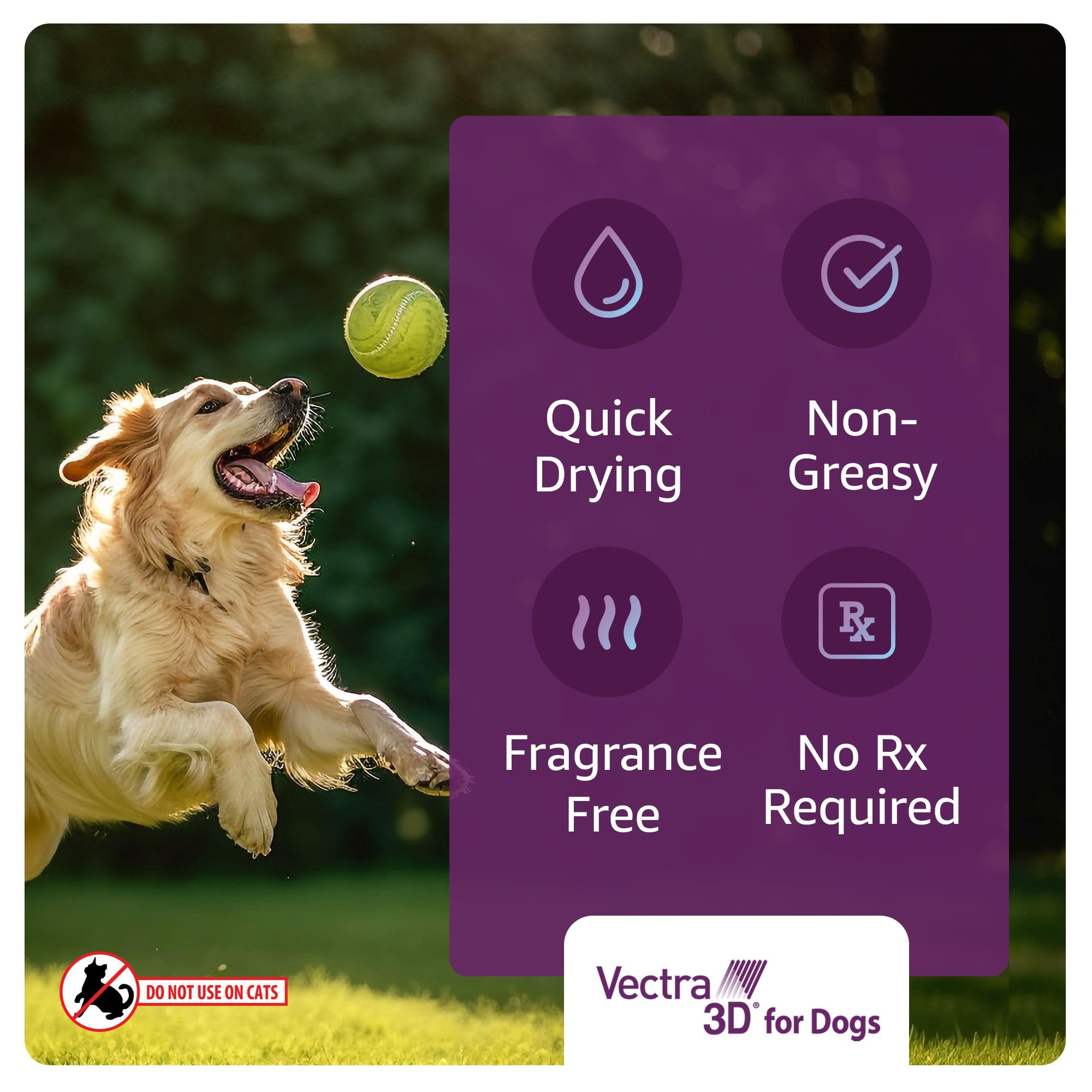 Vectra 3D pack mensuel de six mois pour chiens.
