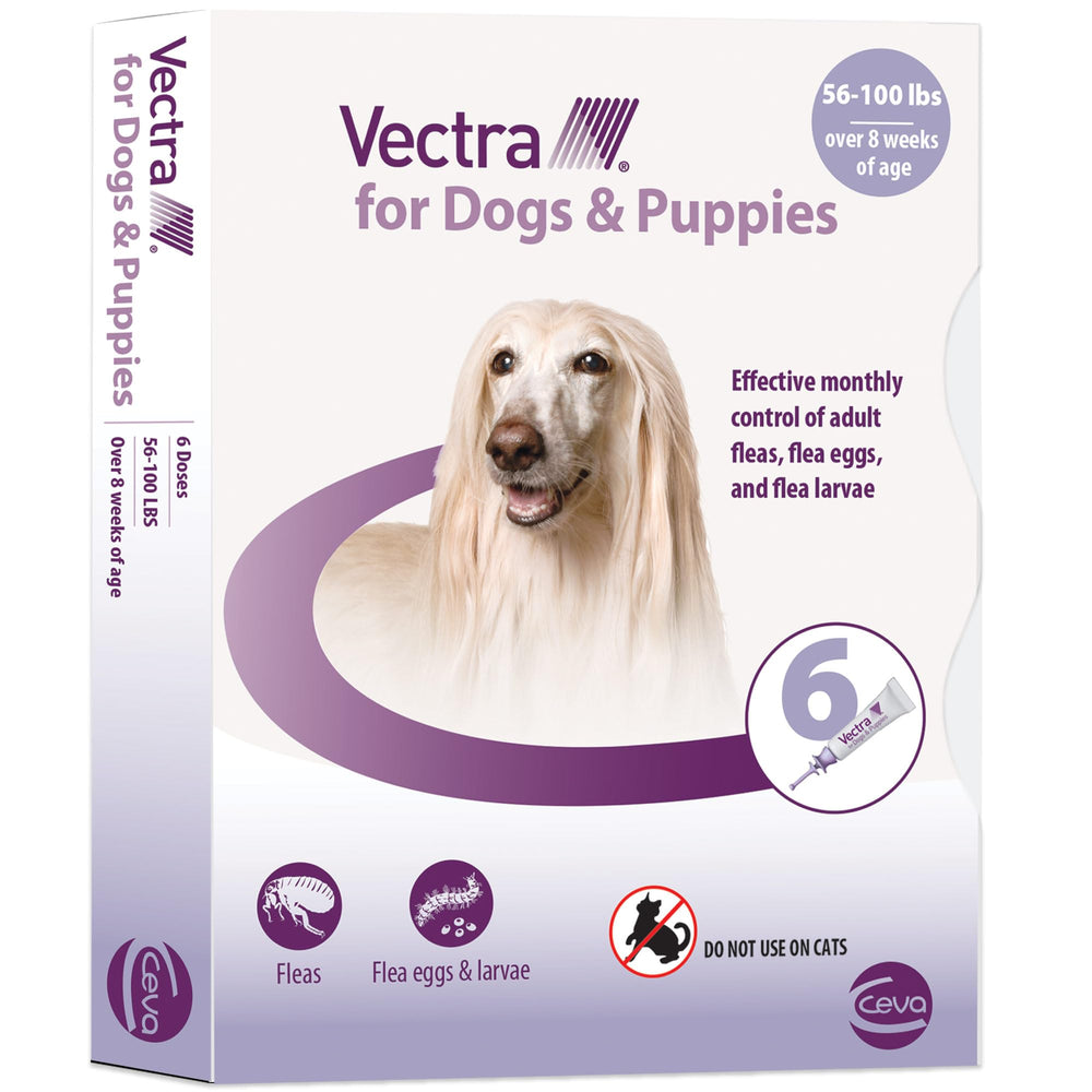 Vectra pour chiens grands, bouteille d'application prête pour le traitement mensuel anti-puces.