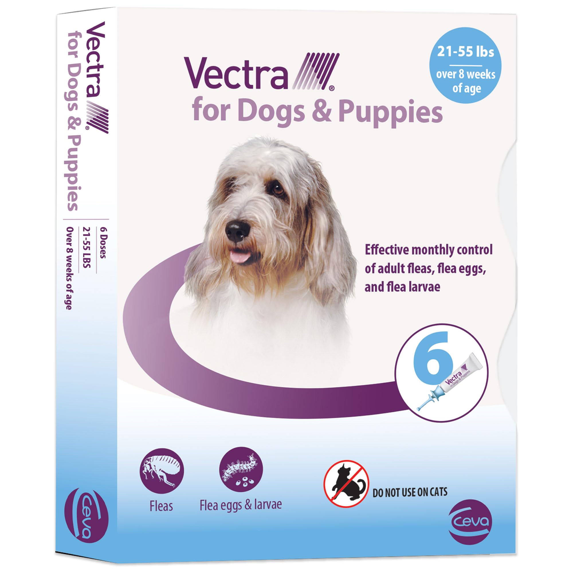 Flacon Vectra pour chiens prêt à l’emploi pour le traitement antipuces