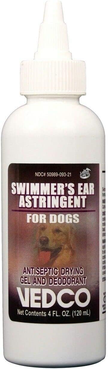 Vedco – bouteille pour oreilles de chien après natation, hygiène et fraîcheur.