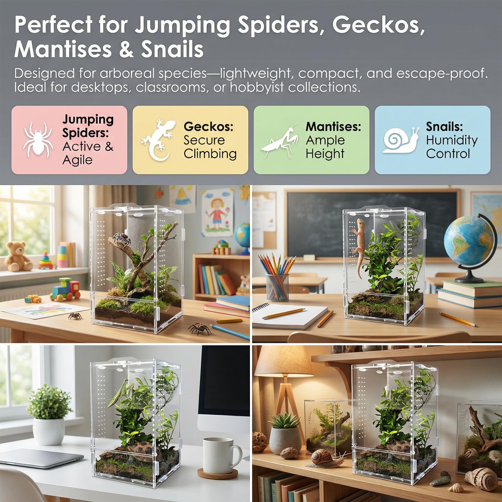 Veectgoo cadeau passion invertébrés, idéal pour les amateurs de nature.