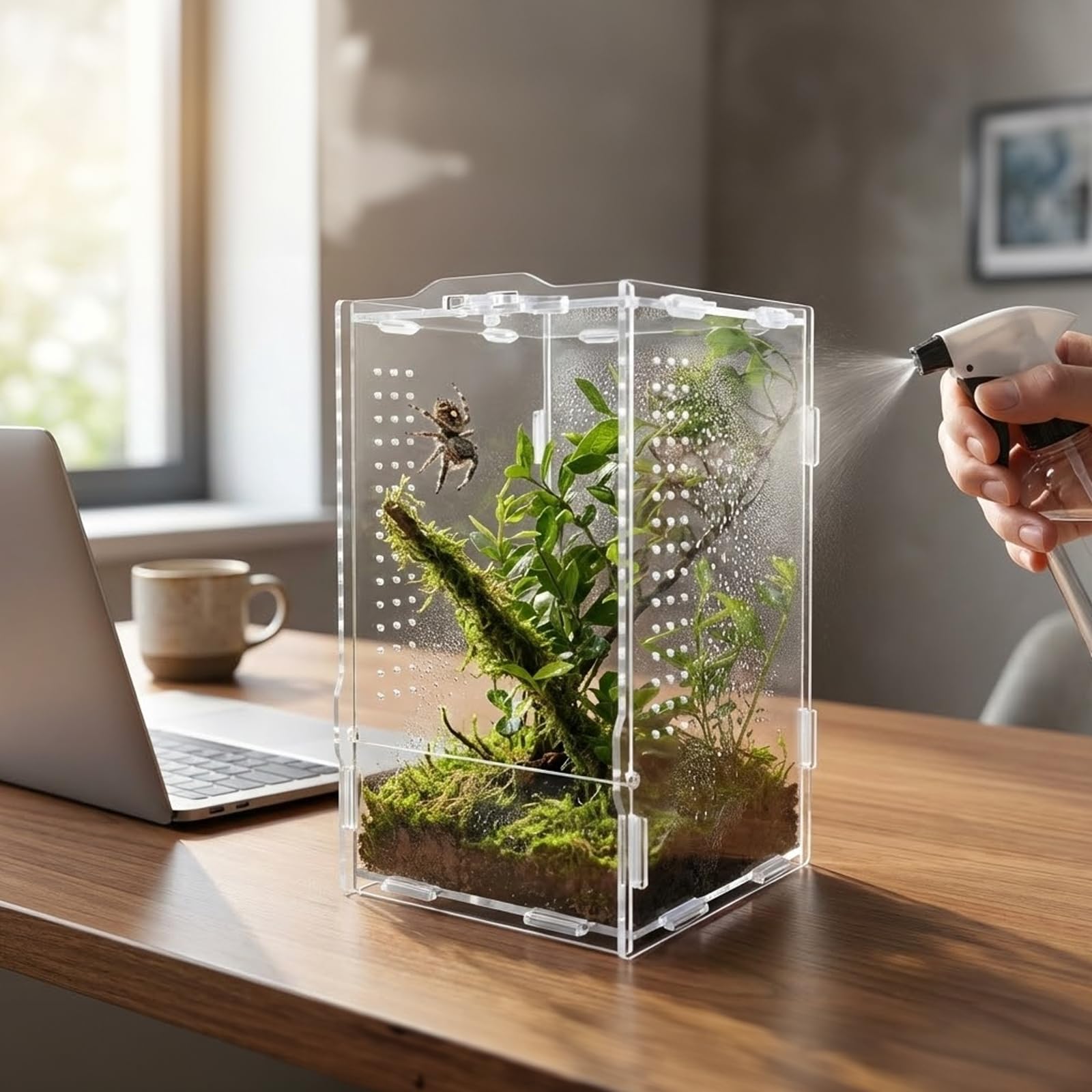 Veectgoo décor-bureau habitat mini, parfait pour exposition et observation.