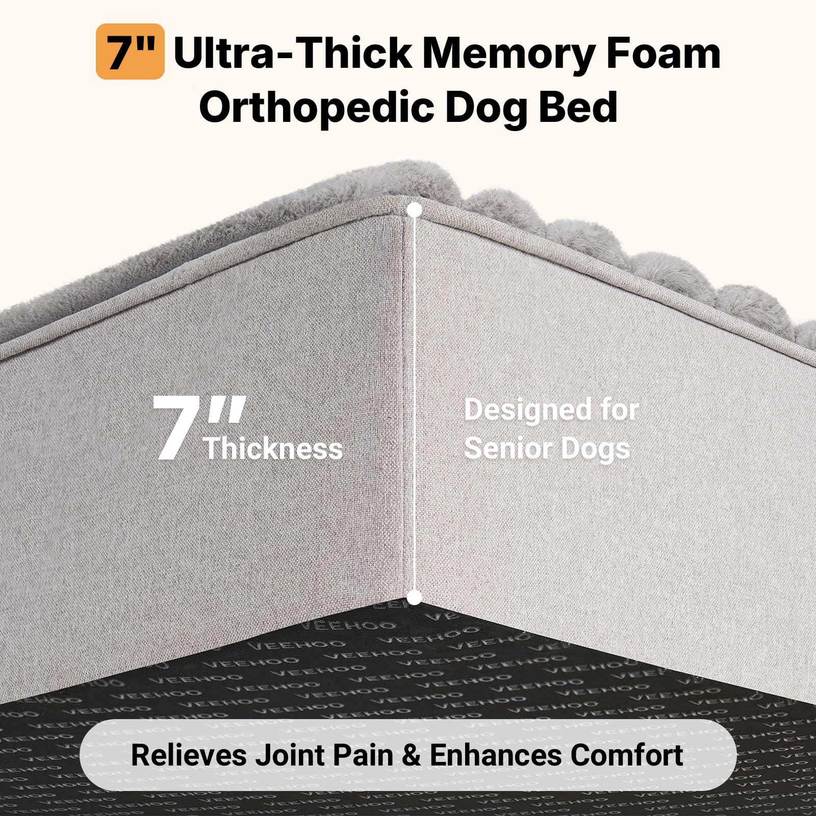 Surface ultra douce en fausse fourrure Veehoo pour un sommeil profond.