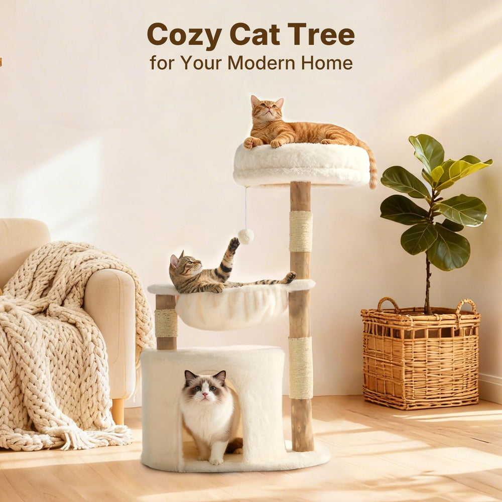 Espace calme d’intérieur pour chats Veehoo, favorise repos et détente