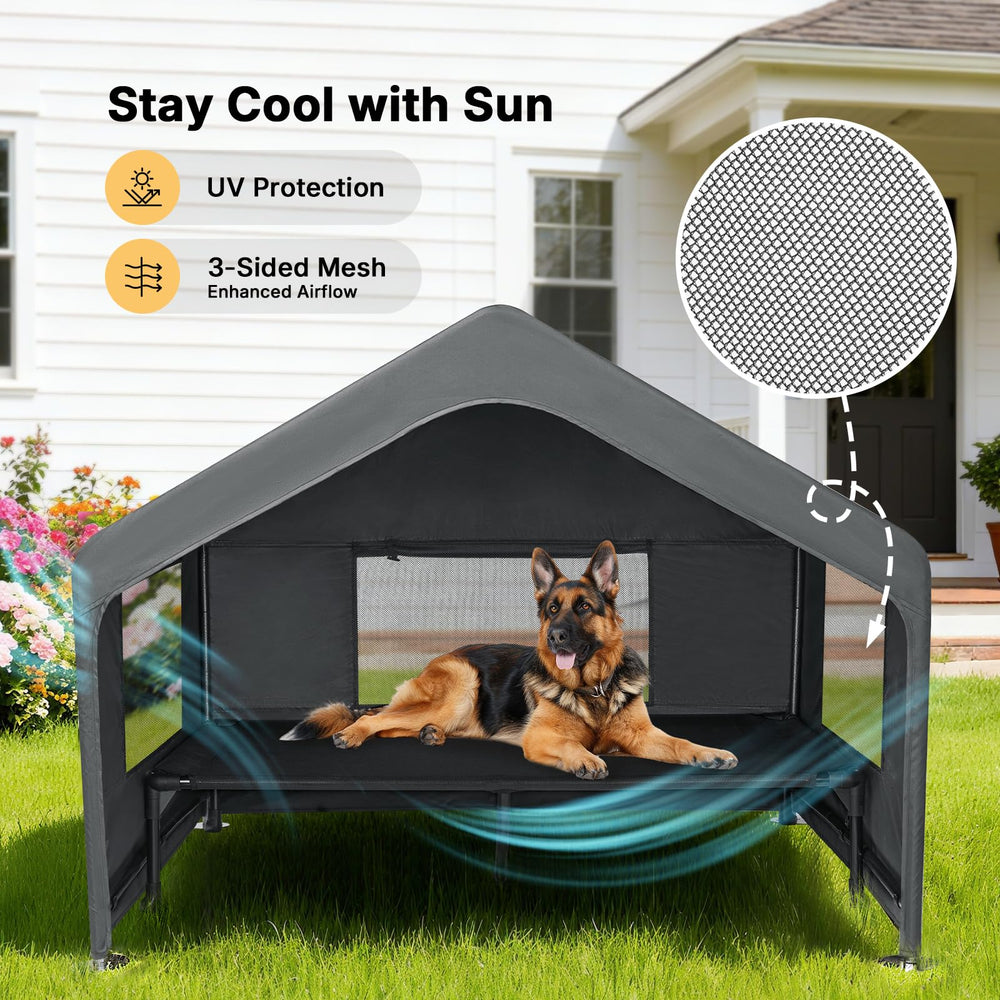 Veehoo-ouvertures-mesh-roulables, ventilation adaptable selon la météo.
