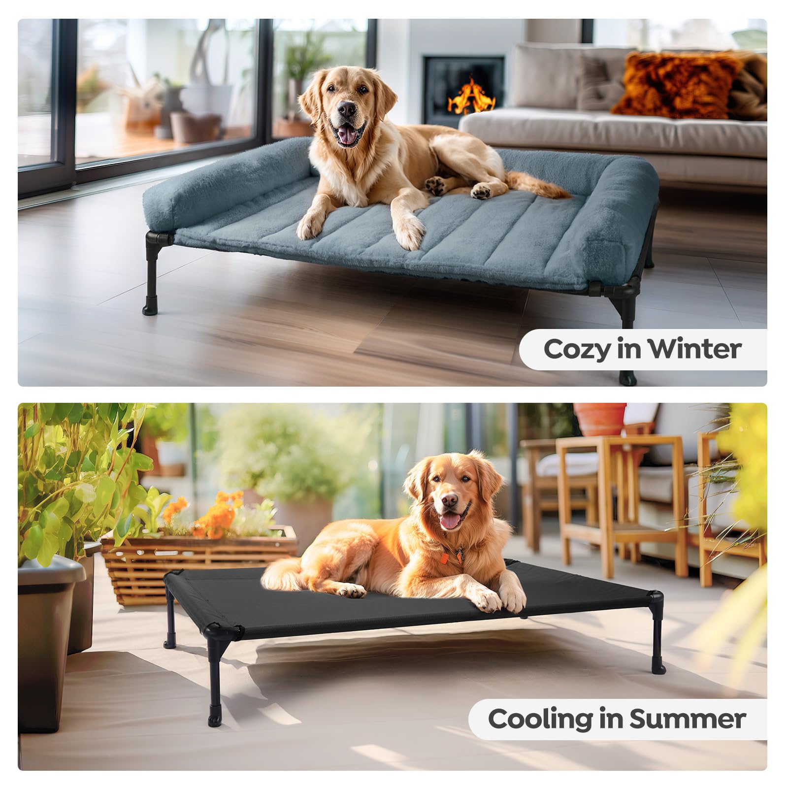 Pieds anti-glissant Veehoo pour une assise stable sur tout type de sol