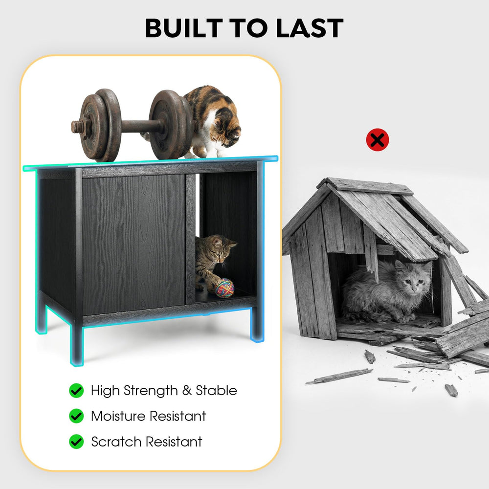 Veehoo Portes double entrées : sécurité et surveillance facilitées pour les chats.