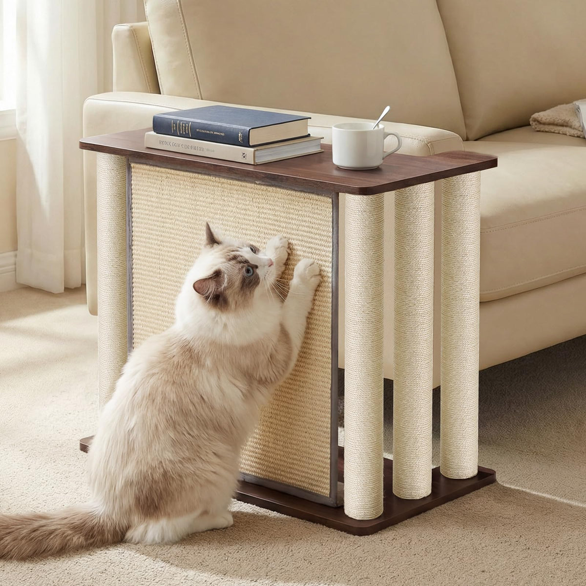 Veehoo protège-canape griffes – design discret et protection durable du canapé.