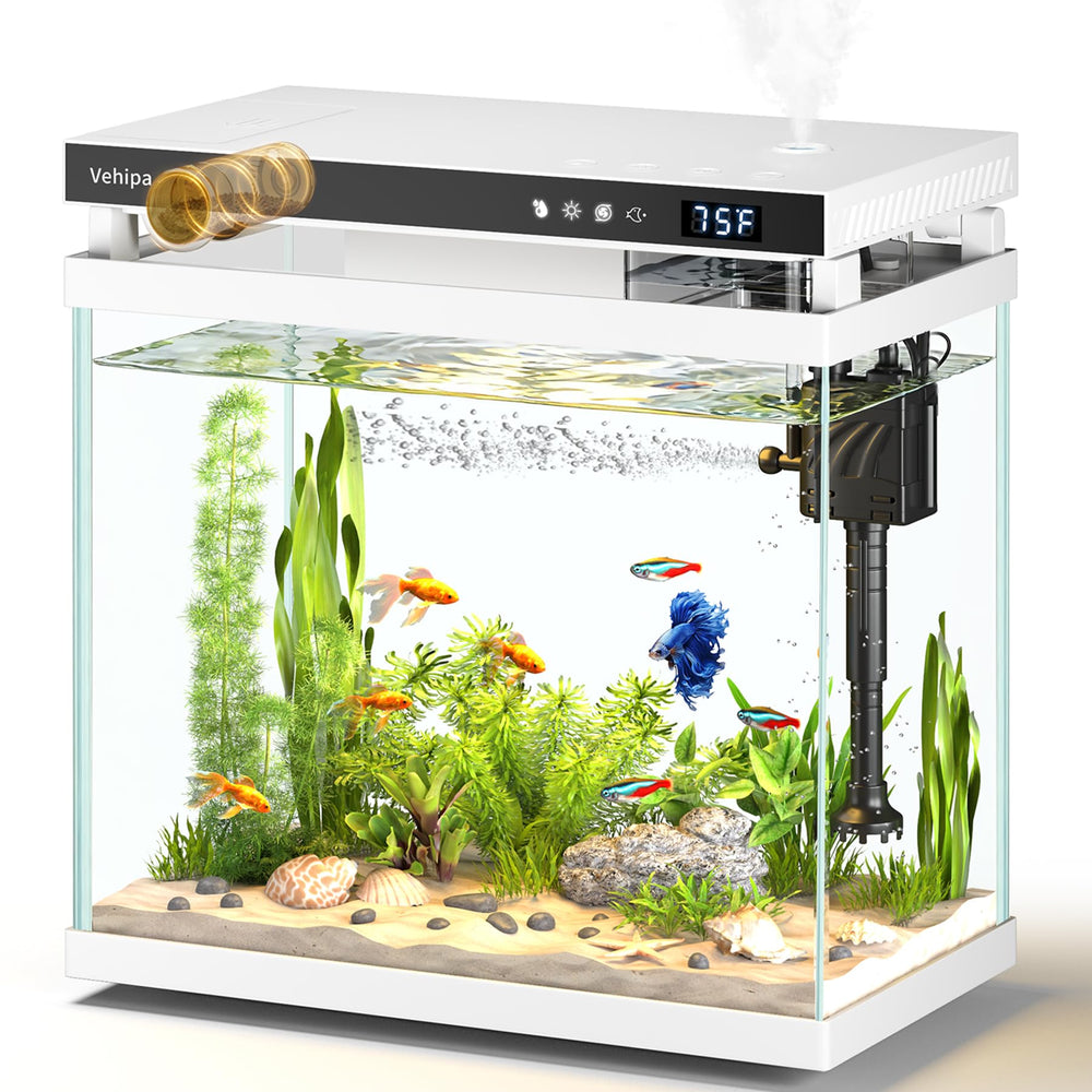 Vehipa aquarium 22 galons avec filtration 4-en-1 pour un habitat sain et clair