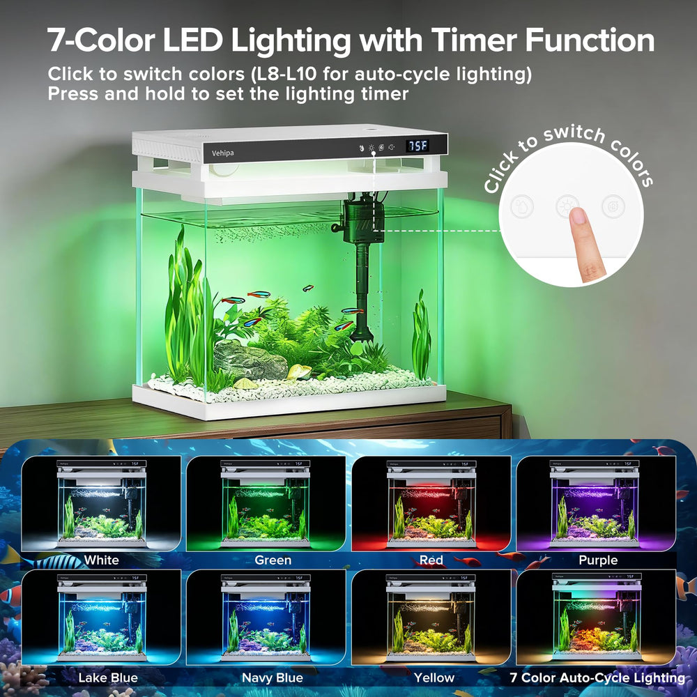 Vehipa éclairage LED 7 couleurs crée ambiance et lumière naturelle