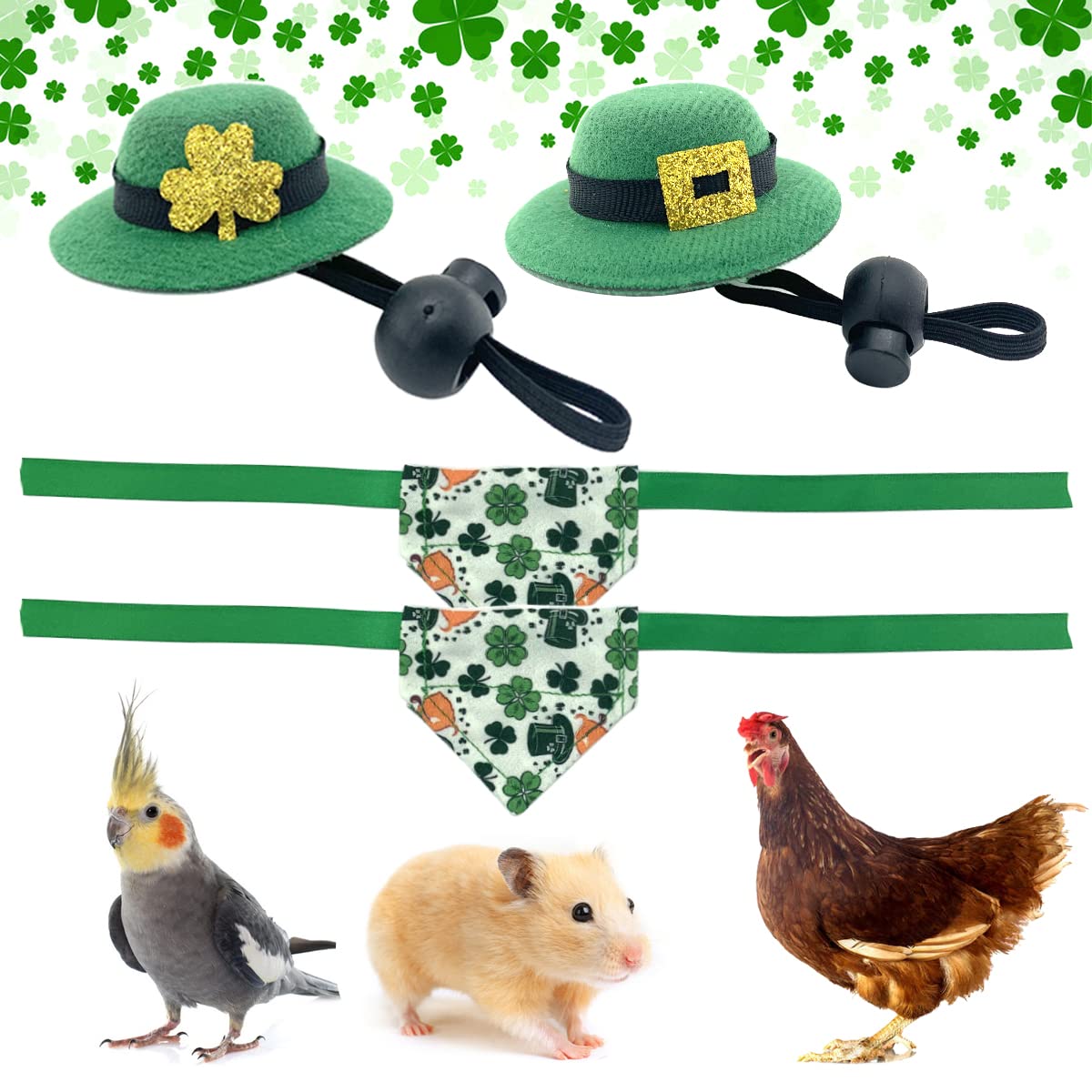 Vehomy ensemble Saint-Patrick petit animal – prêt pour photos festives
