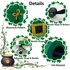 Vehomy collier ajustable Saint-Patrick, ajuste facilement et assure un port confortable.