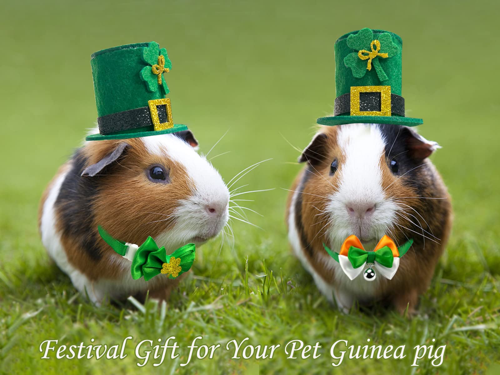 Vehomy fait-main Saint-Patrick petit animal, détails soignés et artisanaux.
