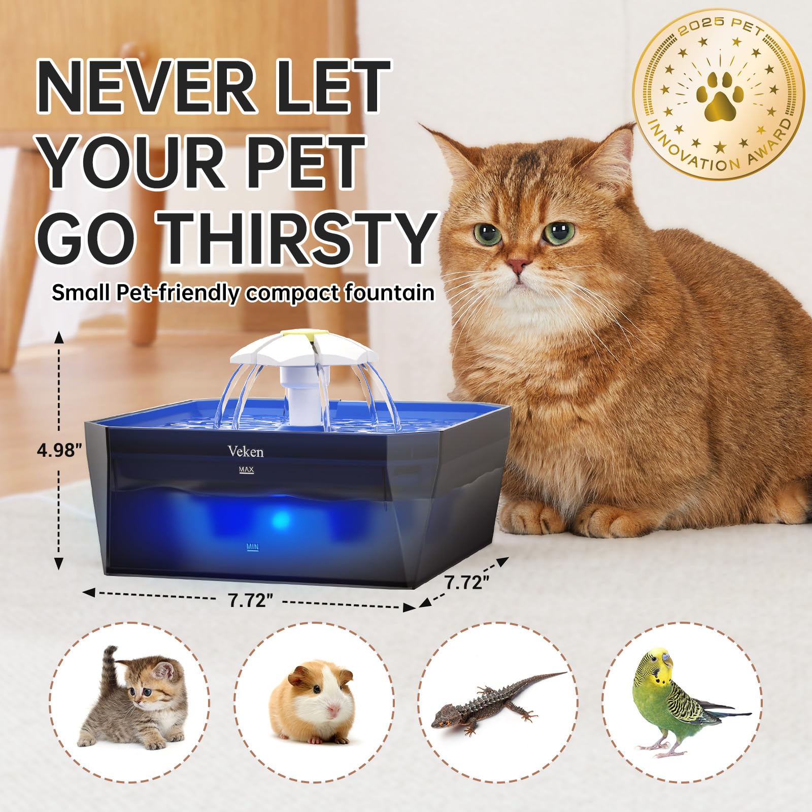 Filtration en coco activé pour eau plus propre.