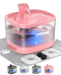 Fontaine Veken pour chat avec réservoir détachable, pratique et facile à nettoyer.