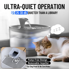 Veken fontaine eau chat filtration 5 étapes pour eau plus fraîche.