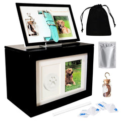VELABER urne pour chien grand: stockage sûr des cendres et mémoire durable.