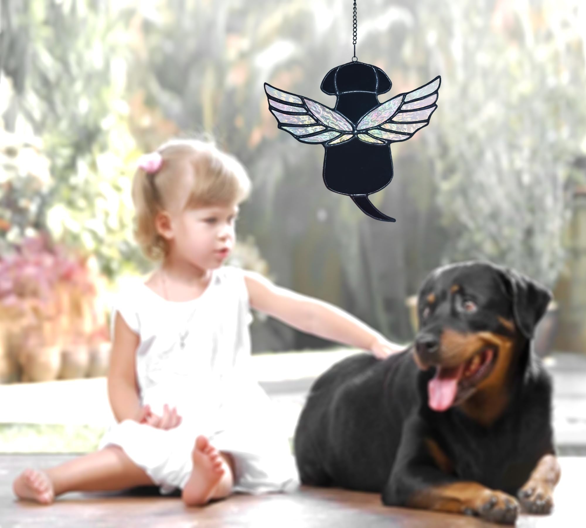 Cadeau deuil chien Velasyart symbolique pour exprimer le soutien.